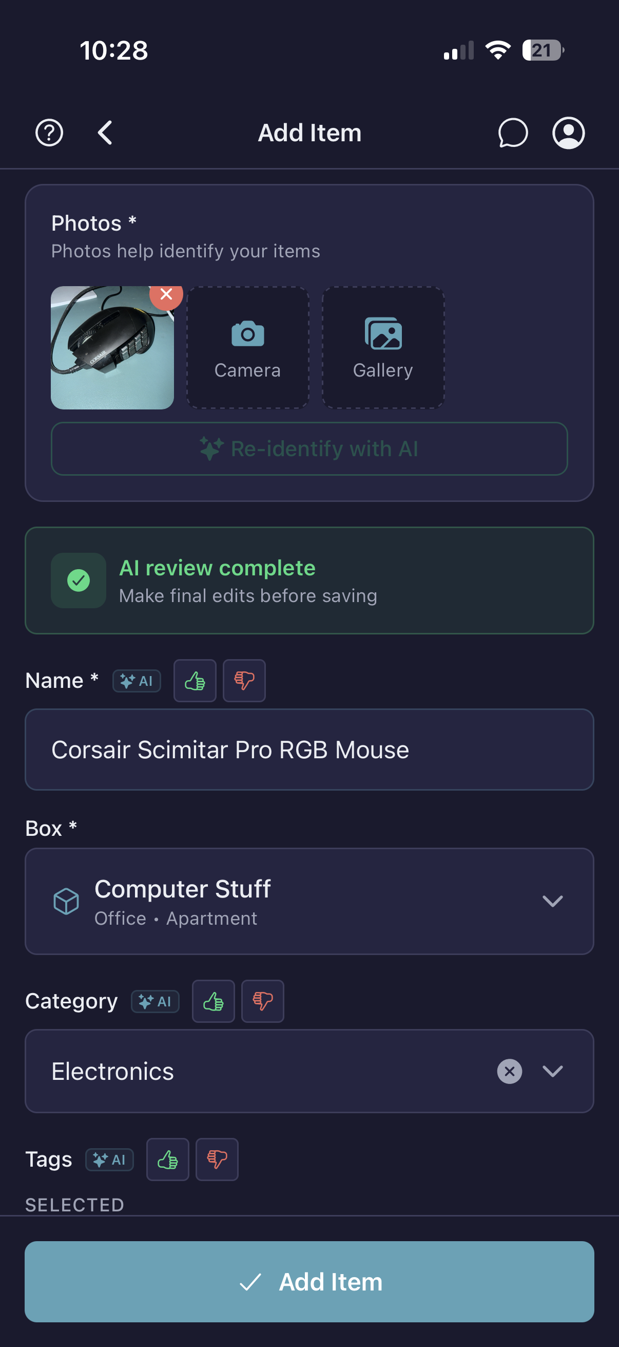 Cratify Image Upload